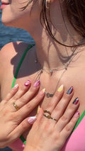 Neon Pastel Press-On Nails | Mixed Print Nails | Bright Summer Nail Art