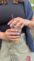Sardine & Oyster Shell Set | Nantucket Summer Nails | Press Ons