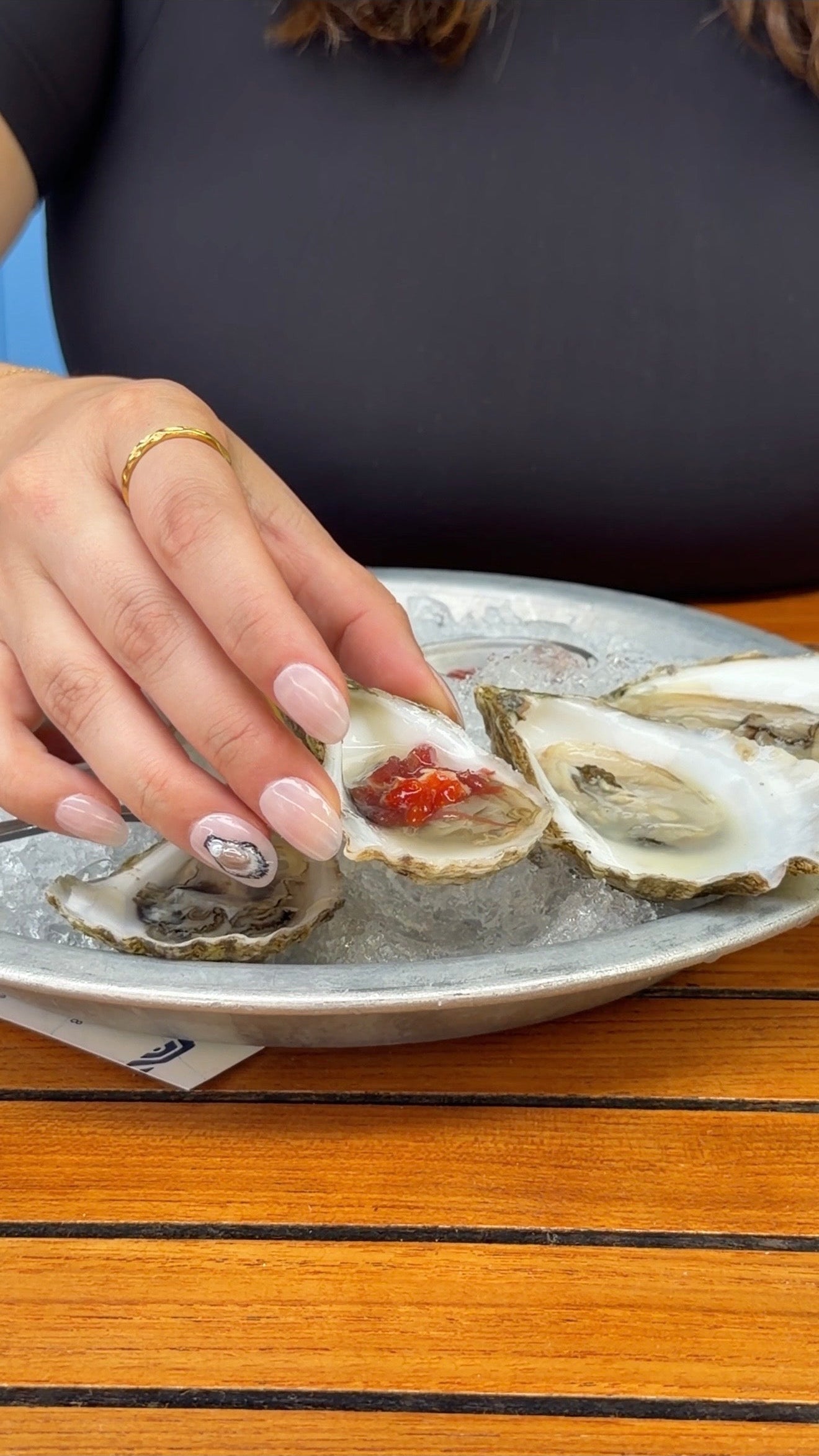 Sardine & Oyster Shell Set | Nantucket Summer Nails | Press Ons